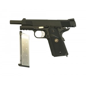 Страйкбольный пистолет WE Colt M1911A1 M.E.U. Rail Black WE-E008B-BK